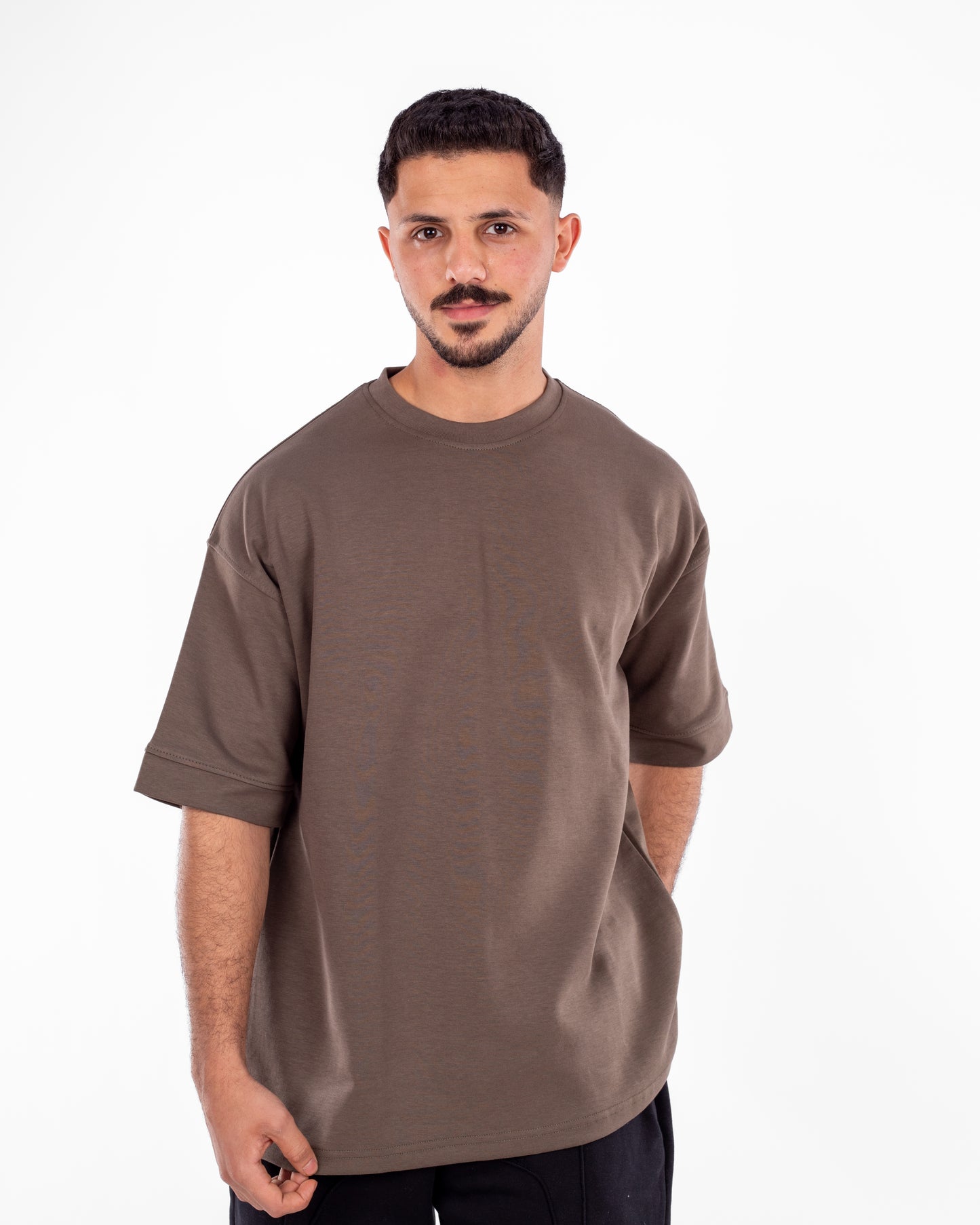 Khaki Standard Oversize Unisex T-shirt