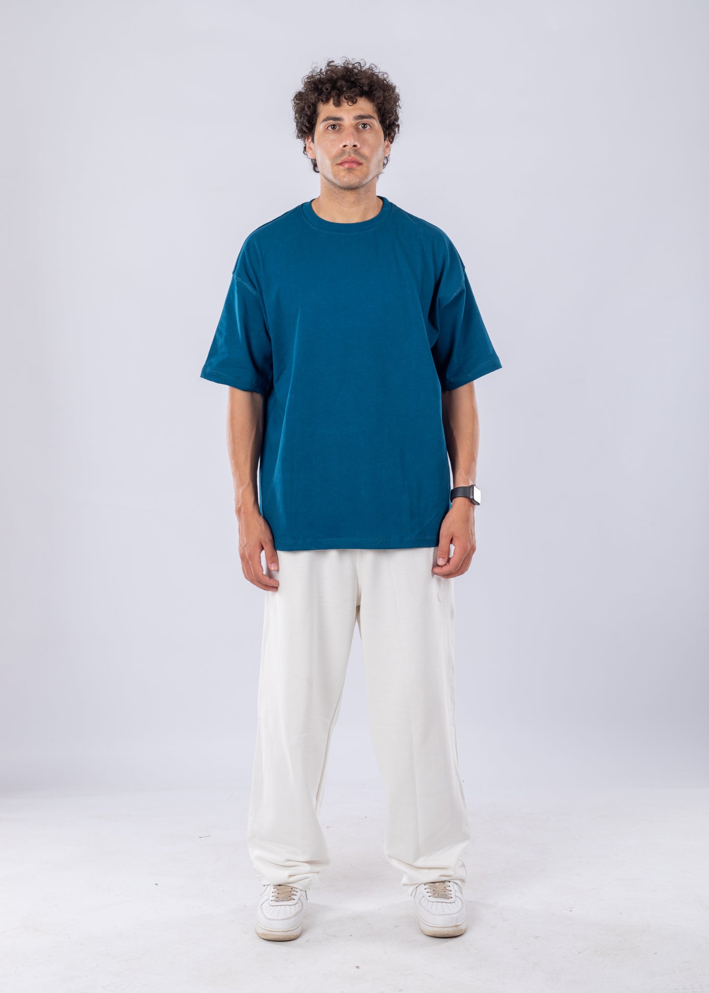 Petrol Blue Comfy Oversize Unisex T-shirt