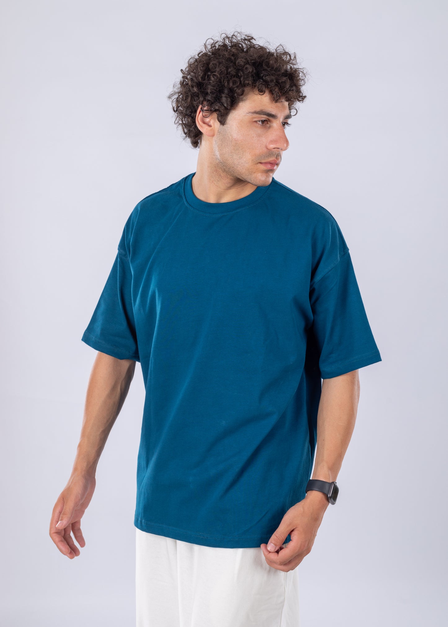 Petrol Blue Comfy Oversize Unisex T-shirt