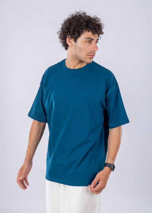 Petrol Blue Comfy Oversize Unisex T-shirt