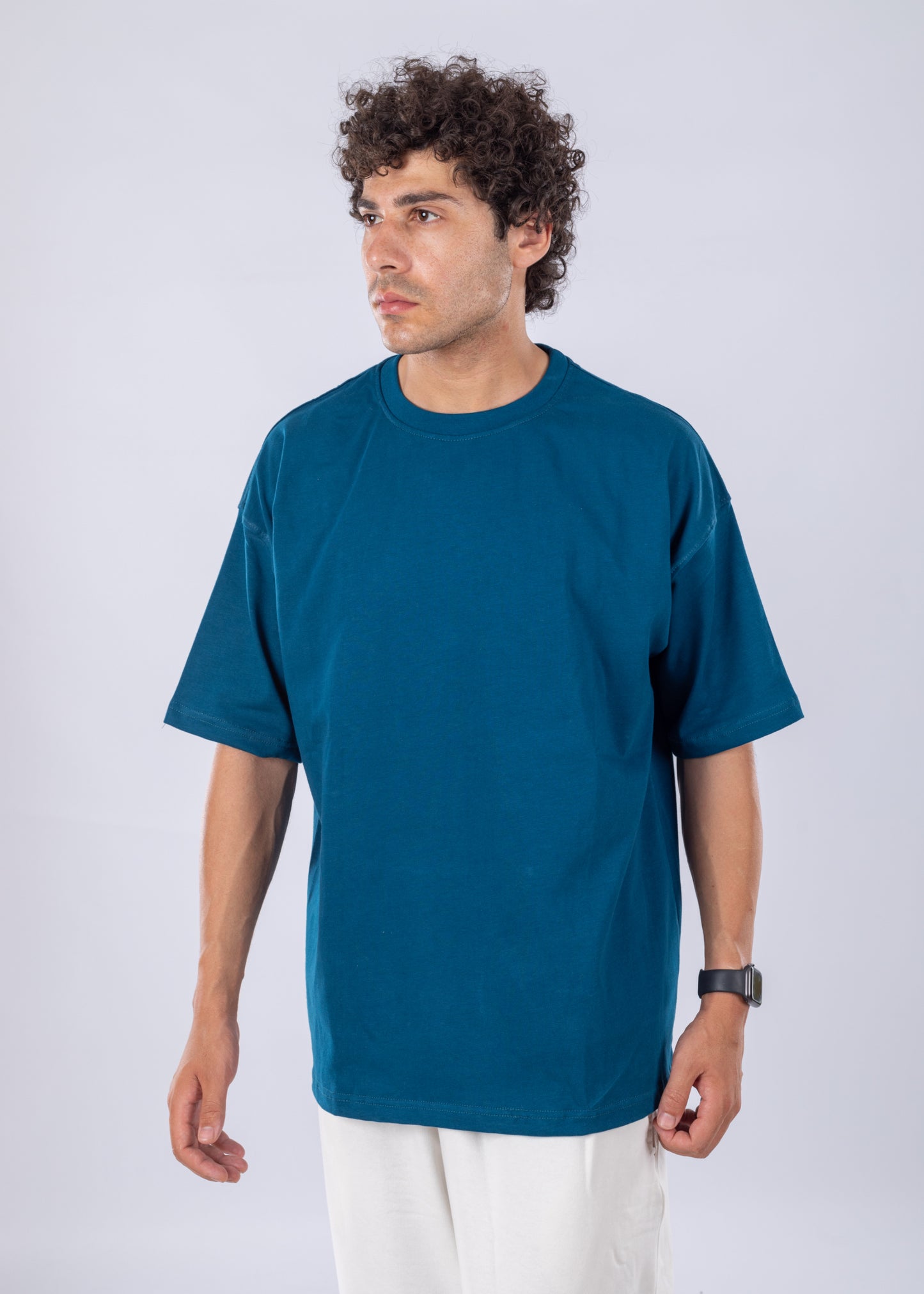 Petrol Blue Comfy Oversize Unisex T-shirt