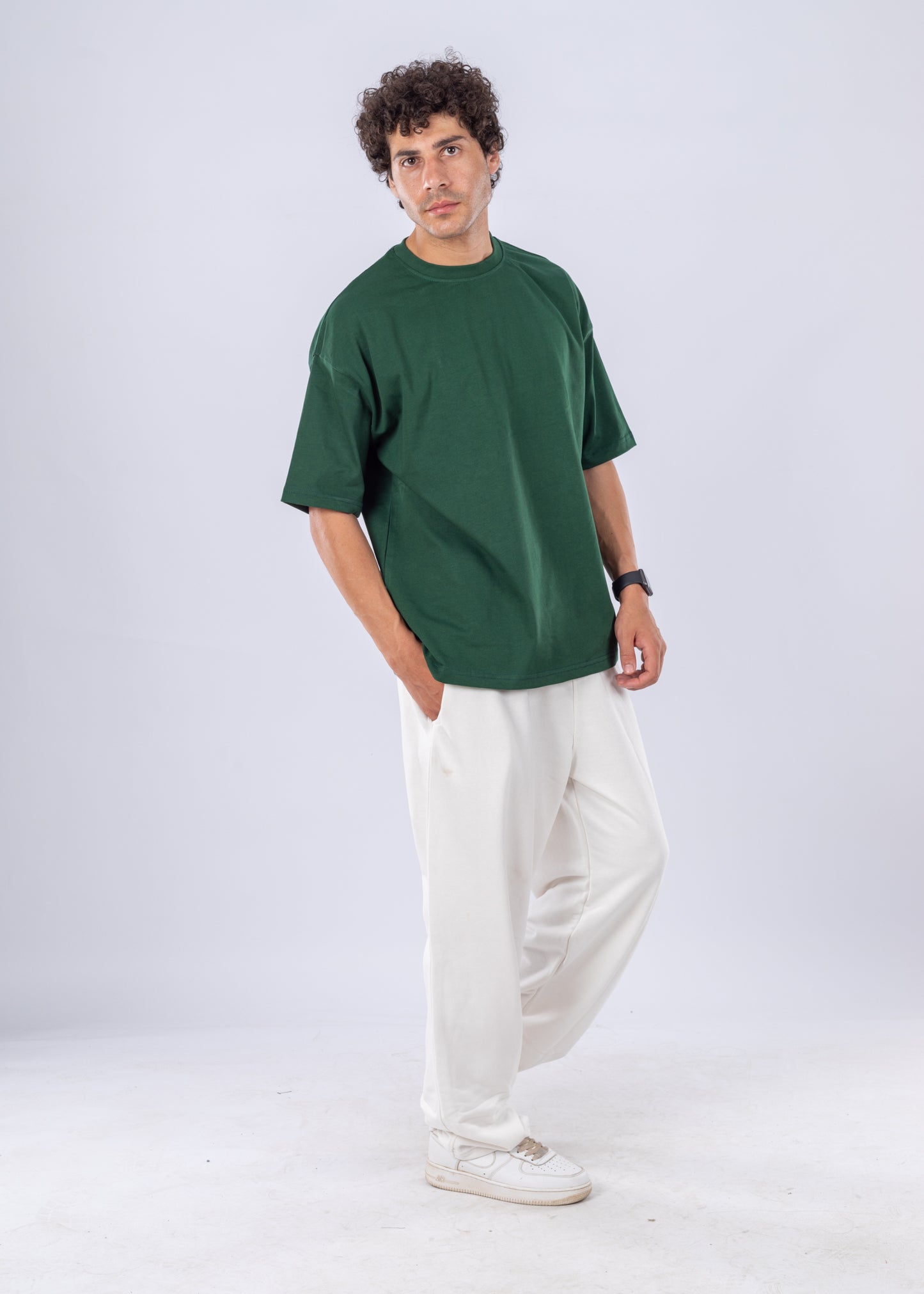 Olive Green Comfy Oversize Unisex T-shirt