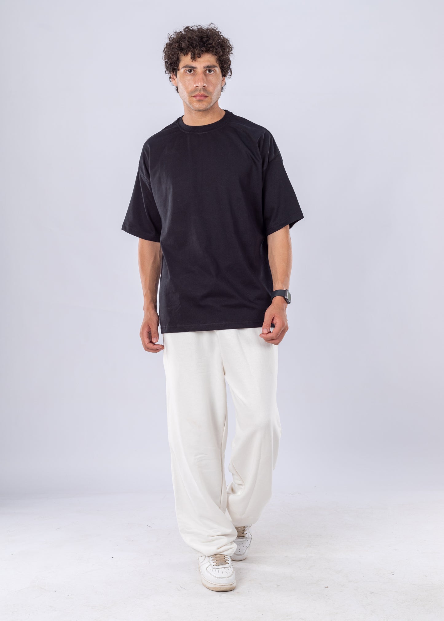 Black Comfy Oversize Unisex T-shirt