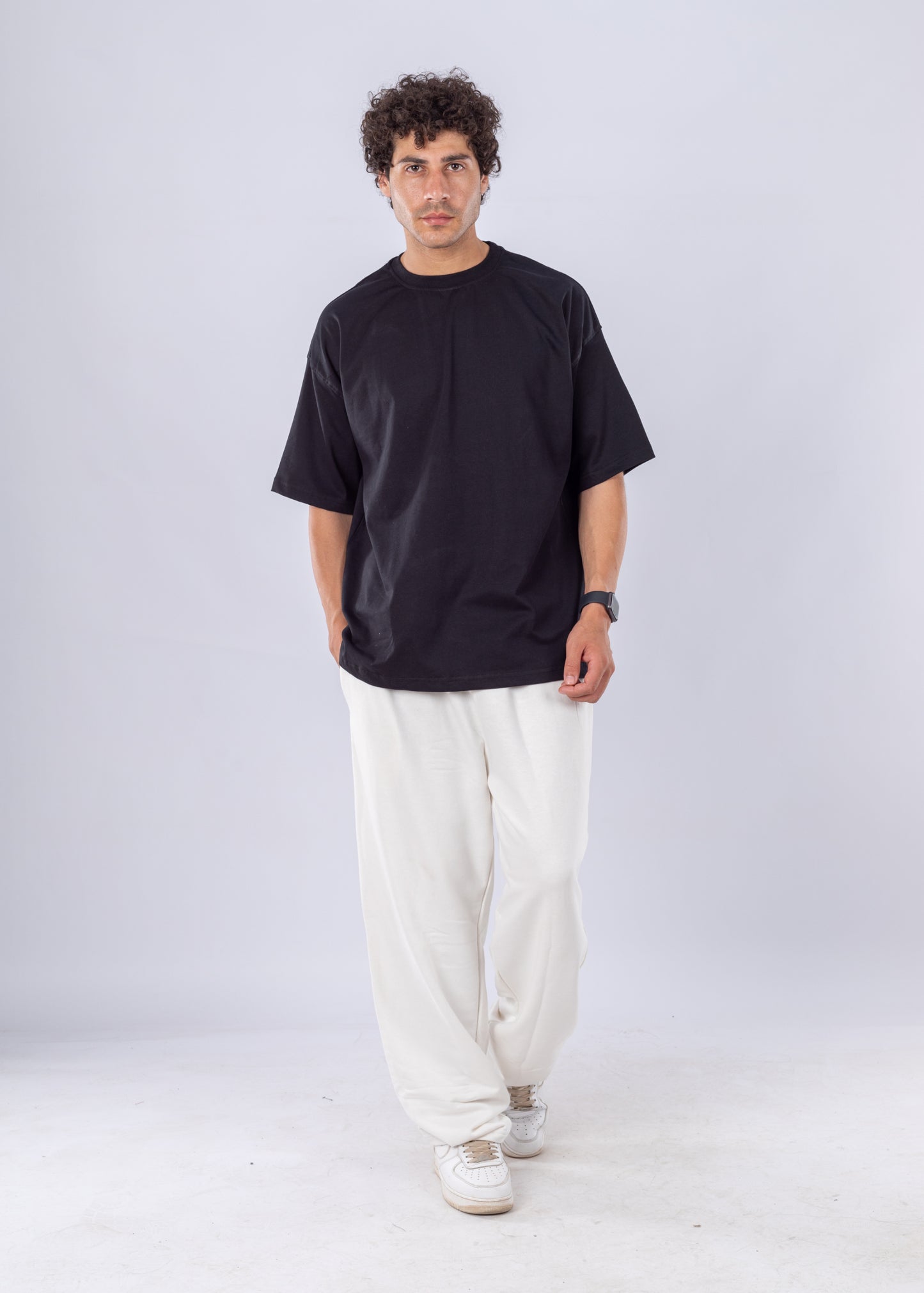 Black Comfy Oversize Unisex T-shirt