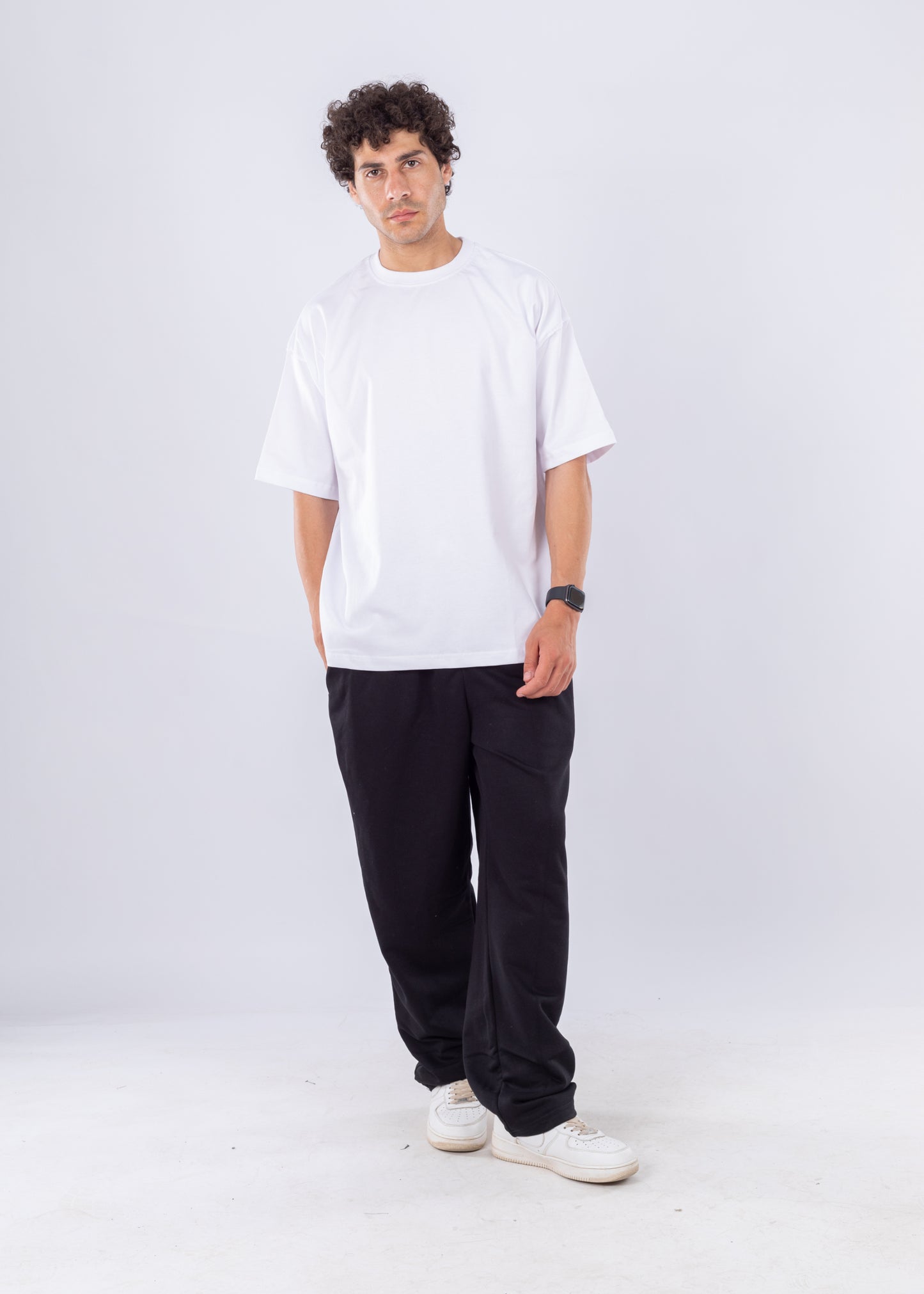 White Comfy Oversize Unisex T-shirt