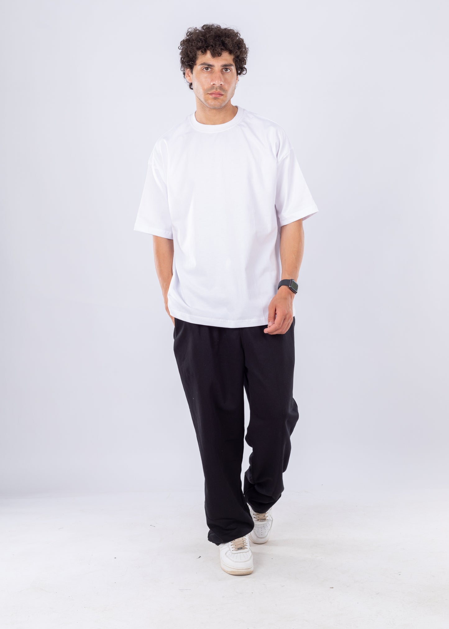 White Comfy Oversize Unisex T-shirt