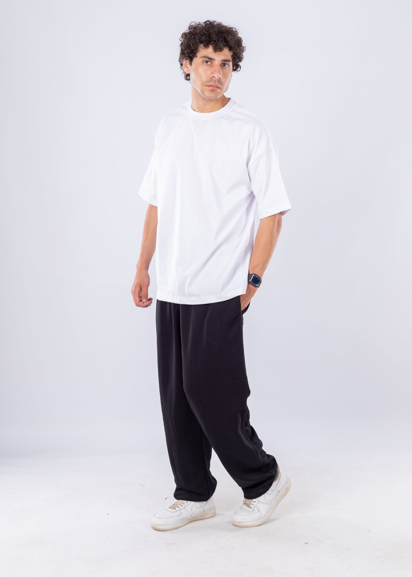 White Comfy Oversize Unisex T-shirt