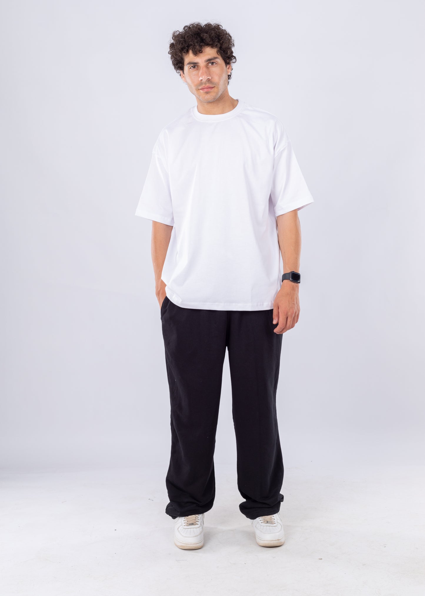 White Comfy Oversize Unisex T-shirt