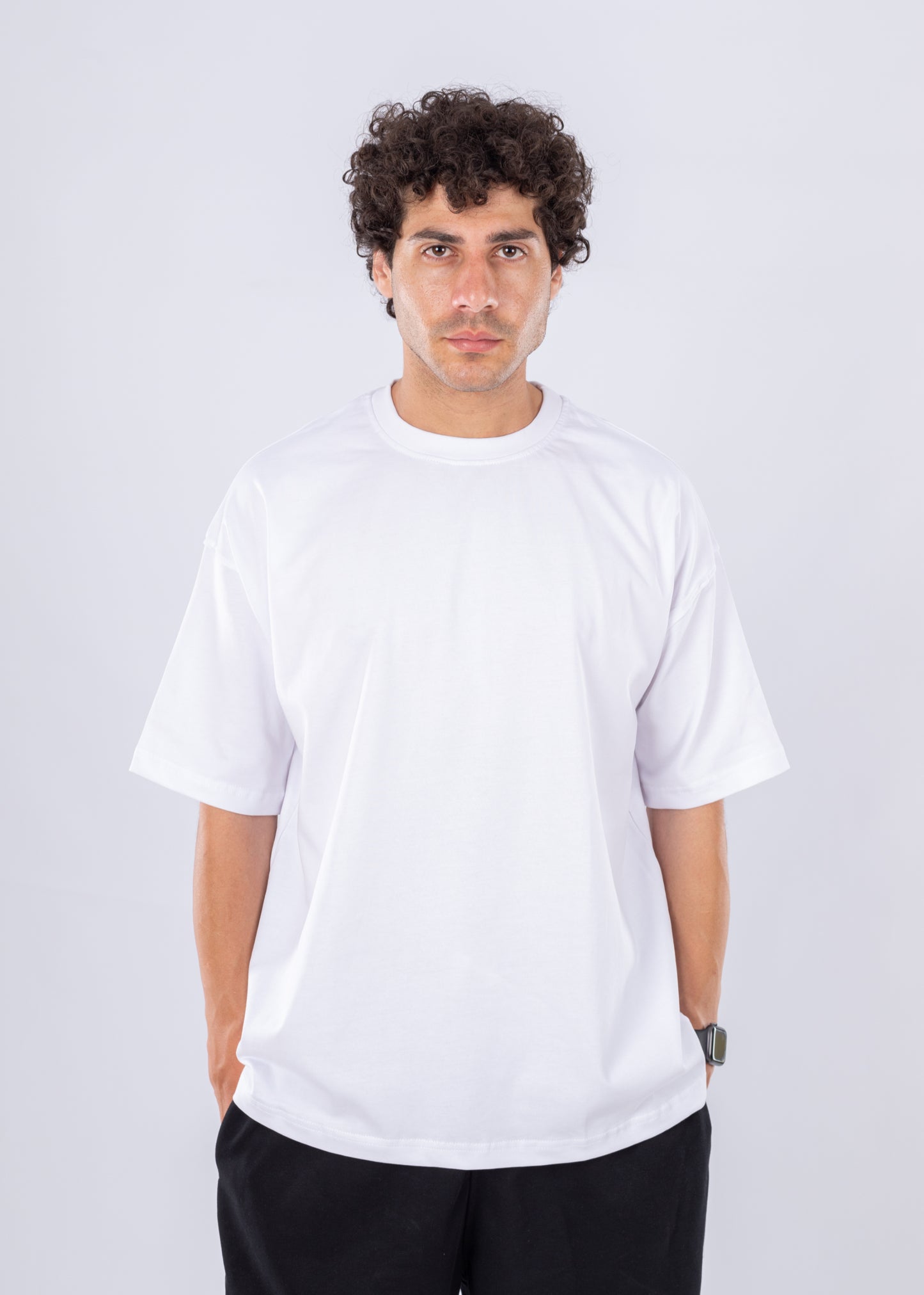 White Comfy Oversize Unisex T-shirt