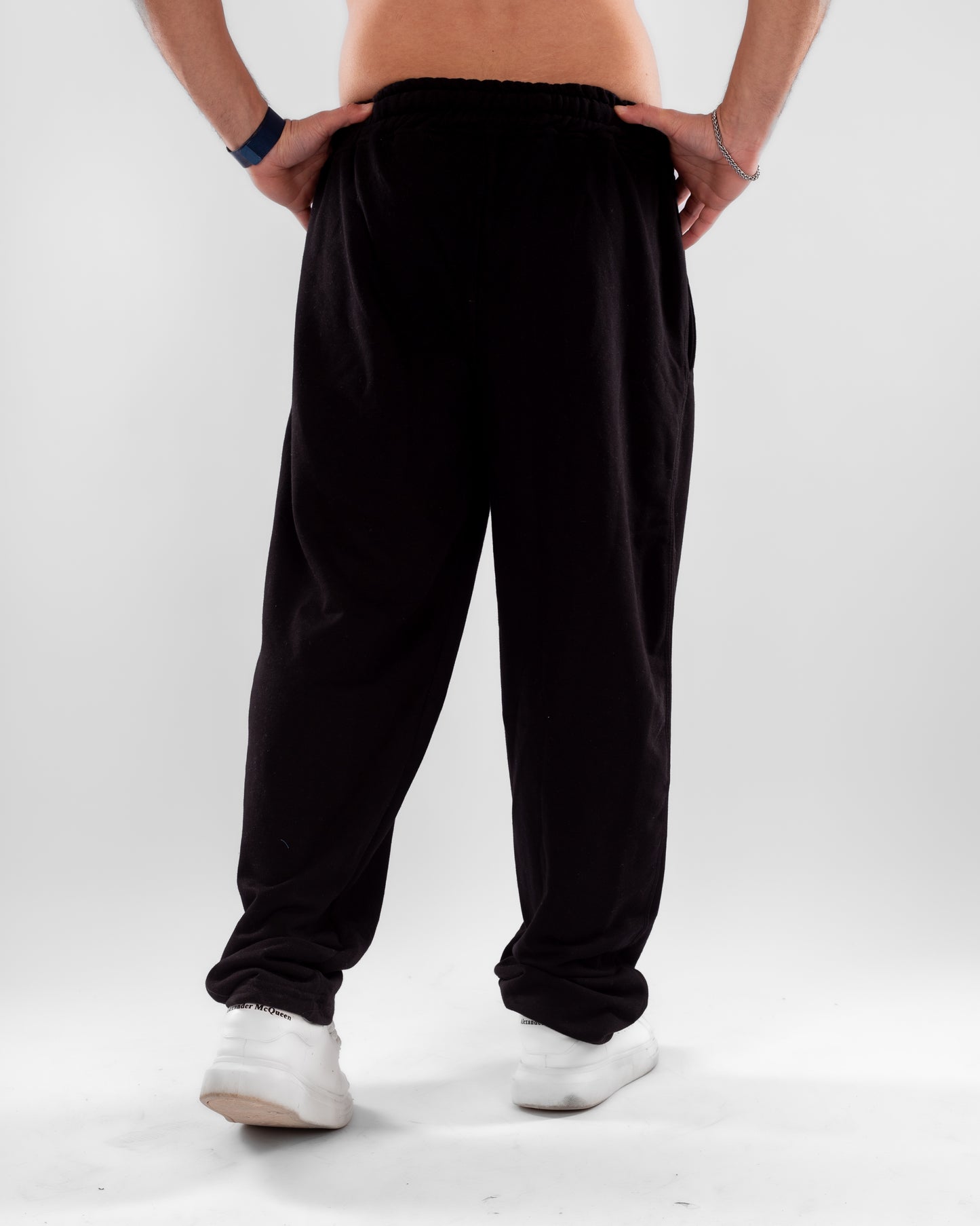 Black Wide Leg Unisex Sweatpants
