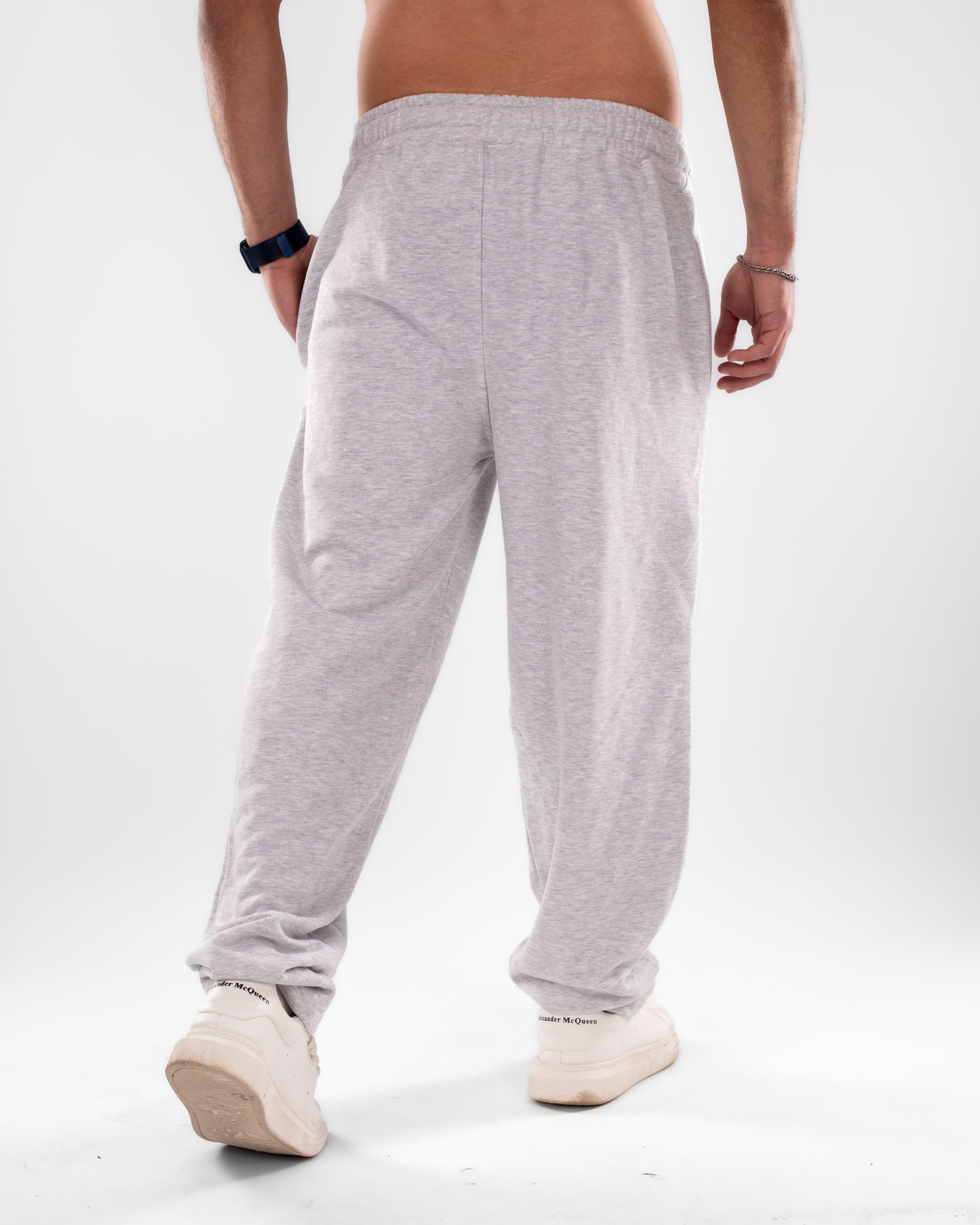 Gray Wide Leg Unisex Sweatpants