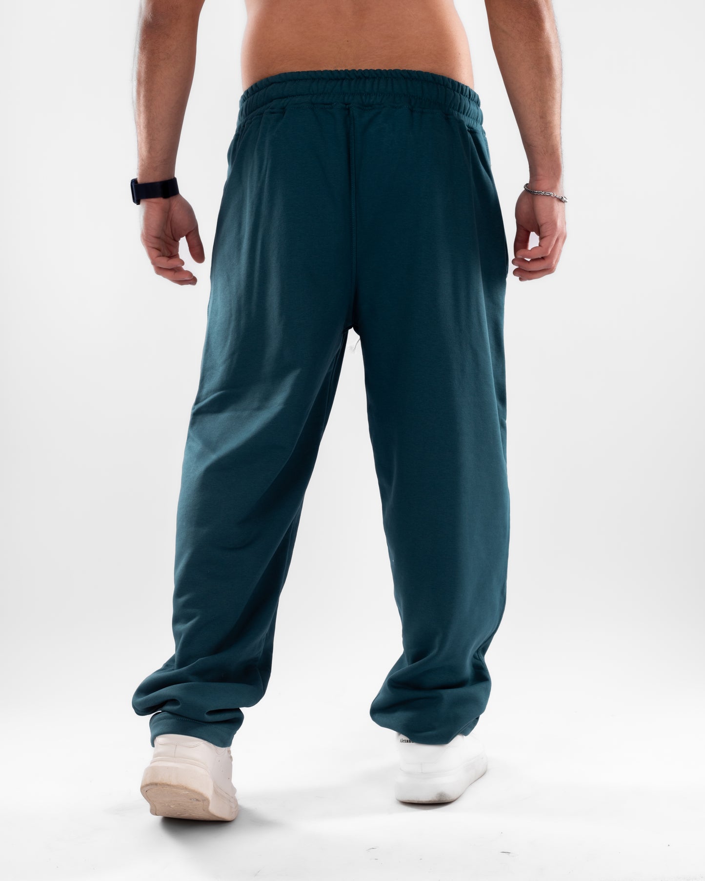 Navy Blue Wide Leg Unisex Sweatpants